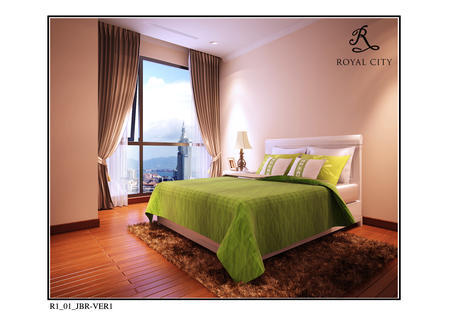 Phòng ngủ nhỏ R1-01 Royal City – Phong cách Tân cổ điển