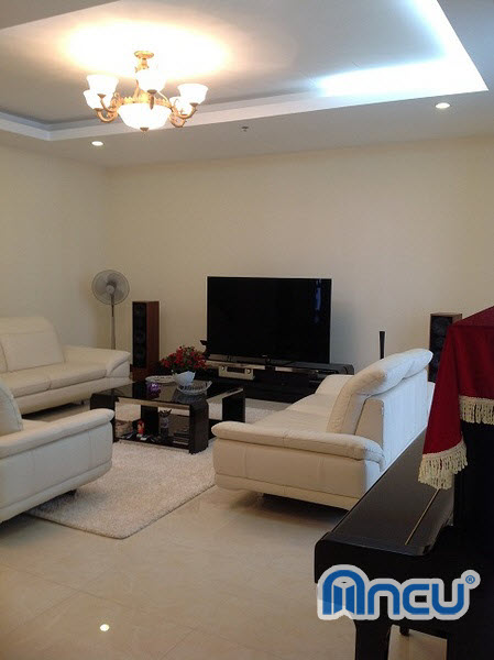 Phòng khách căn hộ 221m2 chung cư Royal City cho thuê